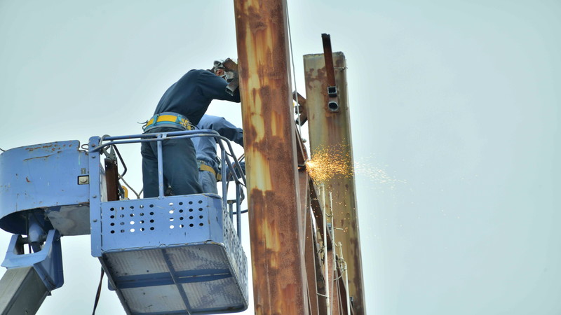 高所鍛冶工事